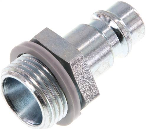 Kupplungsstecker (NW7,2) G 3/8"(AG), Stahl gehärtet & verzinkt