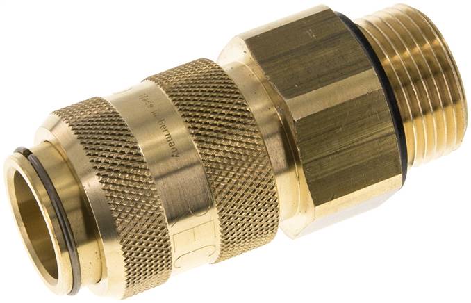 Schnellkupplung (NW15) G 1"(AG), Messing