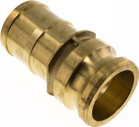 Kamlock-Stecker (E) 63 (2-1/2")mm Schlauch, Messing