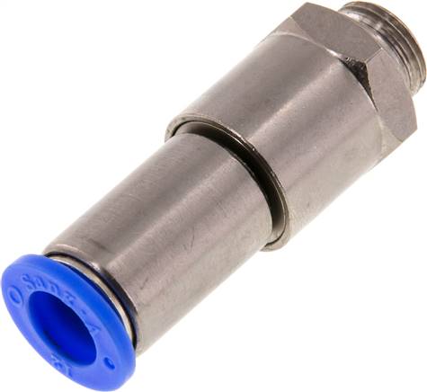 Gerade Schnelldrehverschraubung G 3/8"-12mm, IQS-Standard