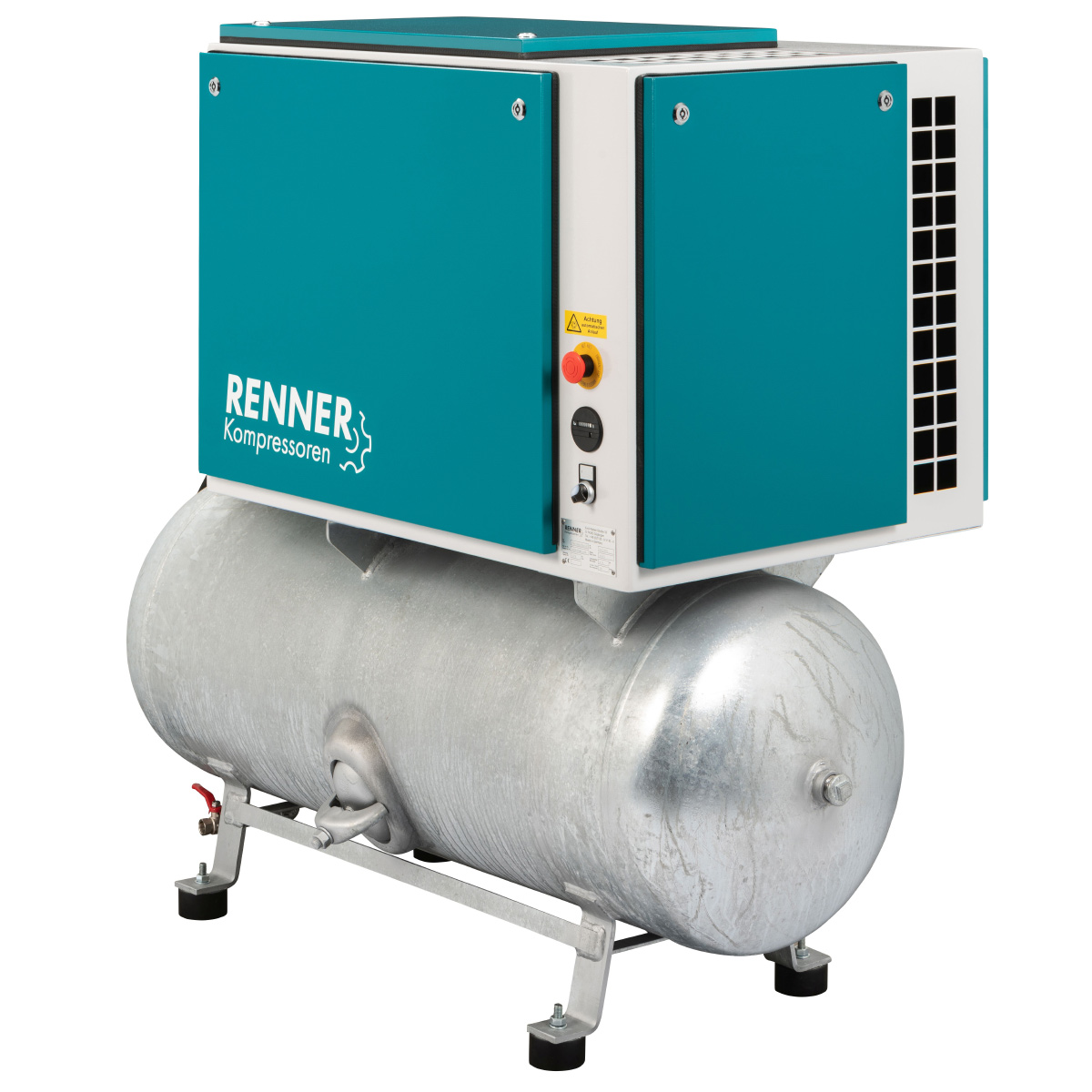 RENNER RIKO H 960/500 S Industrie-Kolbenkompressor 15 bar - verzinkter, liegender Behälter