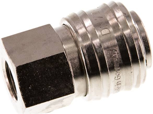 Schnellkupplung (NW7,2) G 1/4"(IG), Messing vernickelt