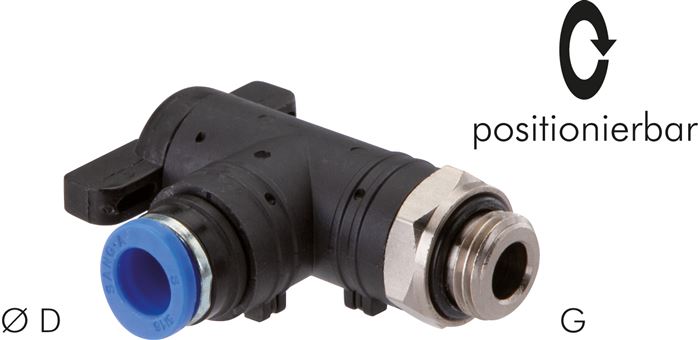 Winkel-Absperrhahn G 1/4"-10mm, IQS-Standard