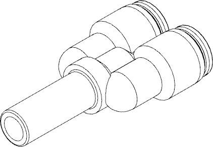 FESTO QSY-4H (130628) Y-Steckverbindung