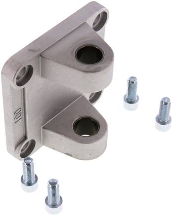 ISO 15552-Gabelschwenkbefestigung 100 mm, Aluminium mit Buchse