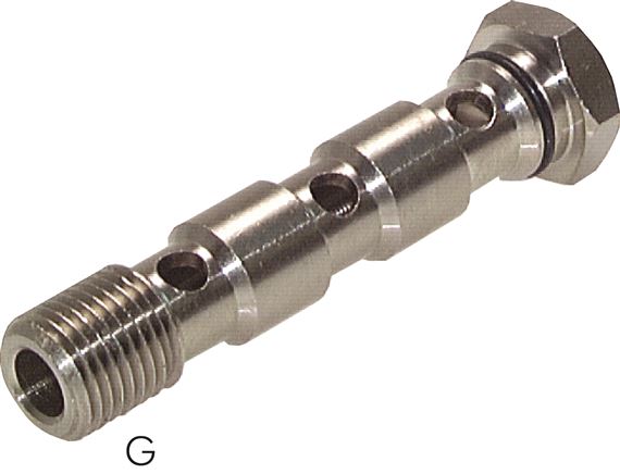 Hohlschraube für IQS-Ringstücke, G 3/8" 3-fach