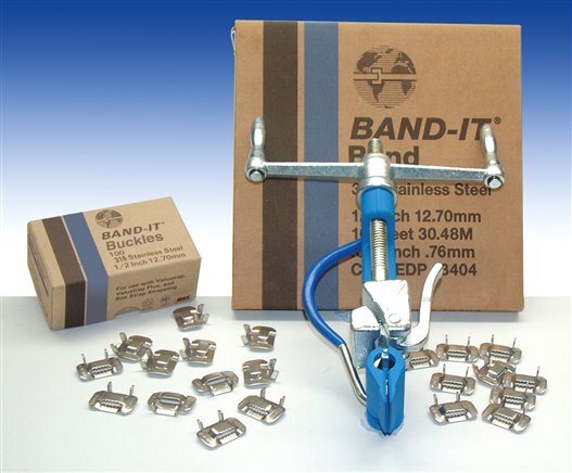 Band-It 316, 6,4 (1/4") mm, Schlaufe