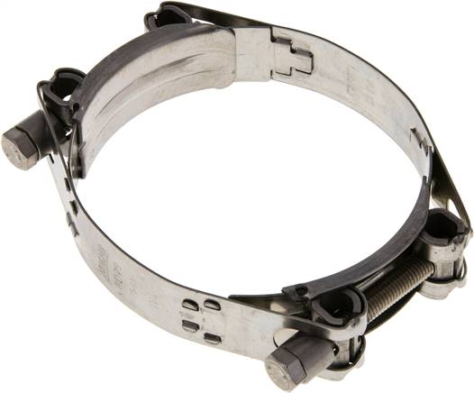 Gelenkbolzenschelle 2-teilig, 75 - 83 mm, 1.4301 (W4)