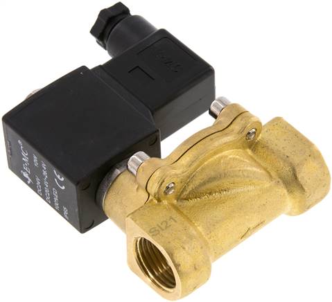 2/2-Wege Messing-Magnetventil G 1/2" 24 V= Eco (NC), Dichtung EPDM