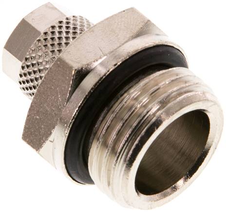 Gerade Verschraubung G 1/2"-8x6mm, Messing vernickelt