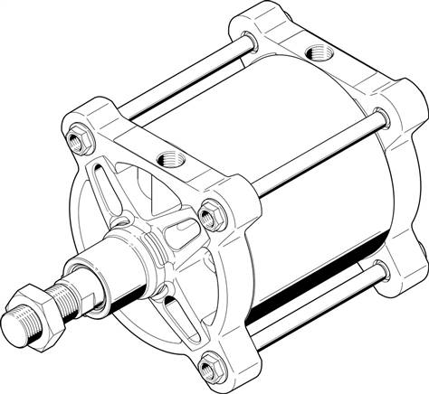 FESTO DSBG-200-320-P-N3 (2537458) Normzylinder