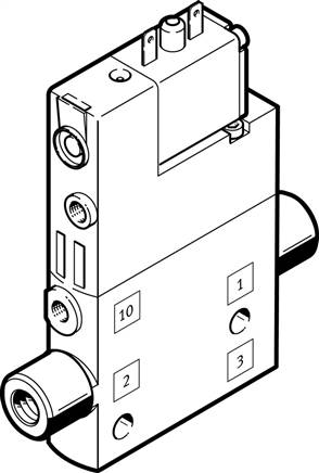 FESTO CPE10-M1BH-3GLS-M5 (196848) Magnetventil