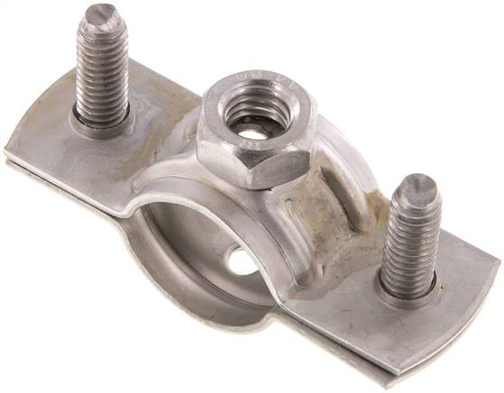 Rohrschelle, 20 - 22mm, 1.4404, ohne Einlage