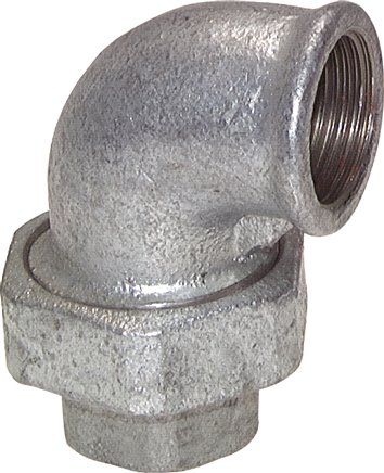 Winkel-Verschraubung flach dichtend Rp 1-1/2" (IG)