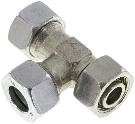 Einstellb. L-Schneidringverschraubung 18 L (M26x1,5), Stahl verzinkt