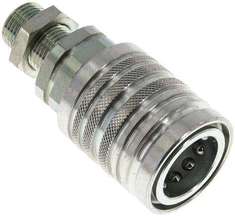Schott-Steckkupplung ISO7241-1A, Muffe Baugr.3, 12 L (M18x1,5)