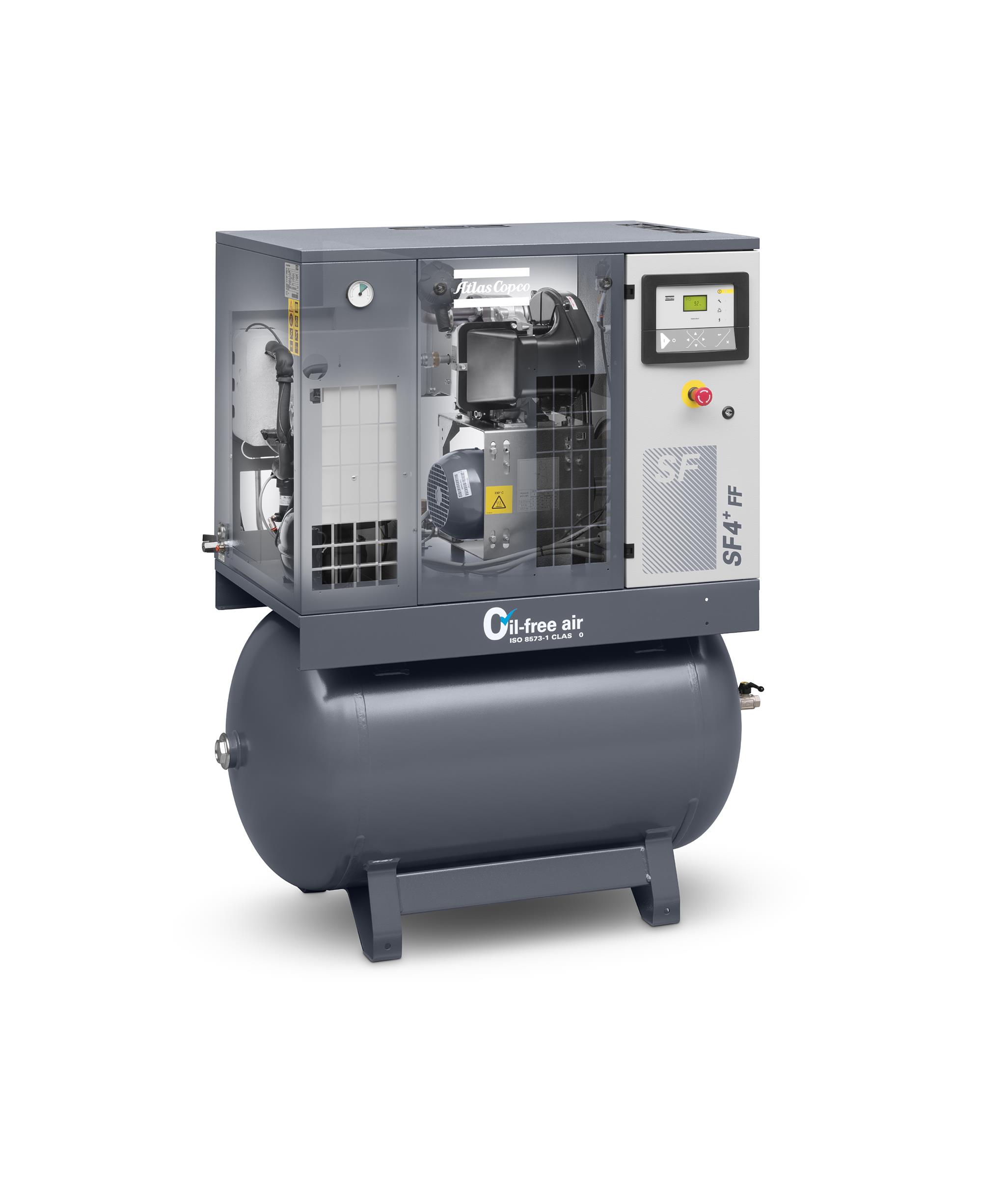 Atlas Copco Scrollkompressor SF 4-8 P inkl. Druckluftbehälter 270 Liter