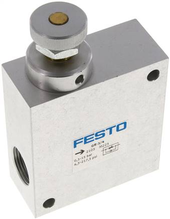 FESTO GR-3/4 (2103) Drossel-Rückschlagventil