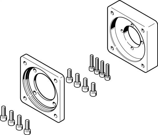 FESTO EAMF-A-44C-60G/H-S1 (1460105) Motorflansch