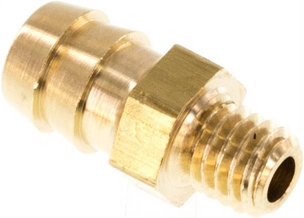 Gewindetülle M 5-6 (1/4")mm, Messing