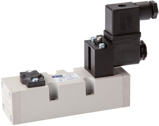 ISO-Ventil (Größe 1), 5/2-Wege, Federrückstellung, 12 V=