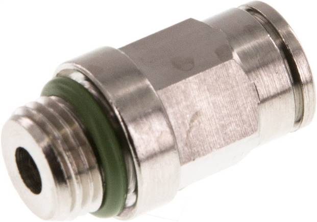 Gerader Steckanschluss M 10x1-6mm, IQS-MSV (Hochtemperatur), Dichtung FKM