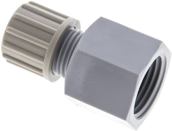 Aufschraub-Verschraubung G 1/2"-10x8mm, PA