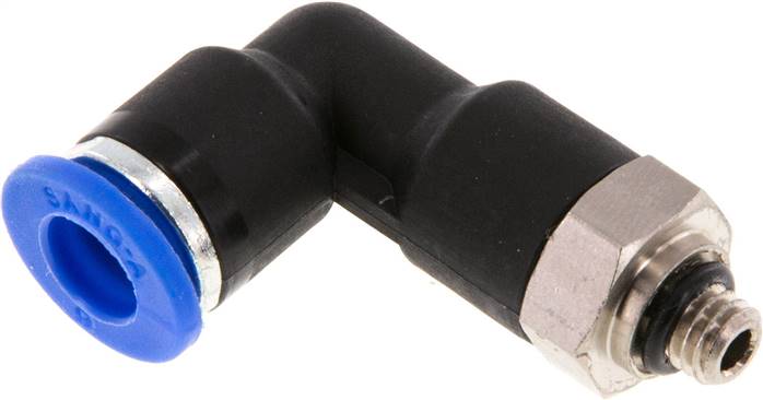Winkel-Steckanschluss, lang M 5-6mm, IQS-Standard, langer Körper