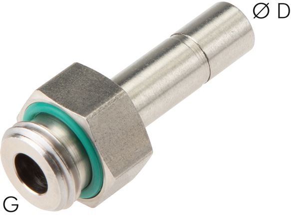 Einschraubtülle G 1/8"-8mm Stecknippel, IQS-ES LE