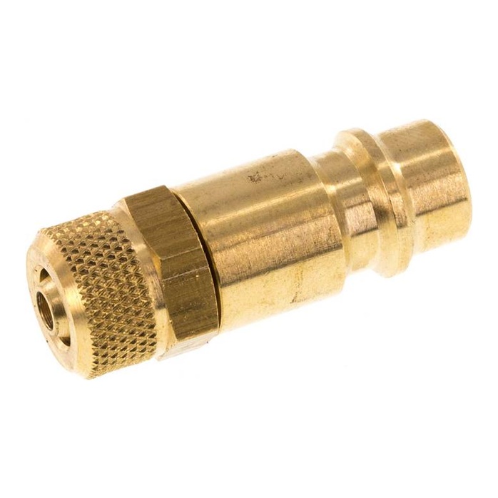 Tappo di accoppiamento (NW7.2) tubo 6x4mm, ottone