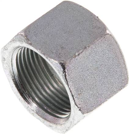 Überwurfmutter f. Schneidringverschr. 16 S (M24x1,5), Stahl verzinkt