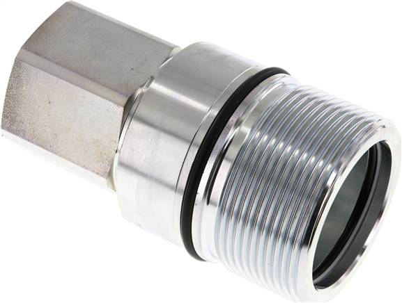 Hydraulik-Schraubkupplung, Muffe Baugr.8, G 1-1/2"(IG)