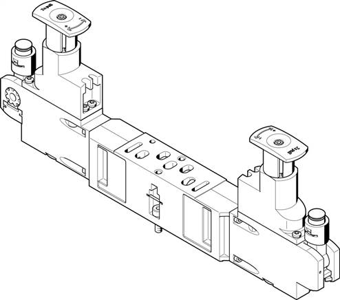 FESTO VABF-S3-1-R5C2-C-6 (543541) Reglerplatte
