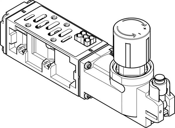 FESTO VABF-S2-2-R7C2-C-6 (555783) Reglerplatte