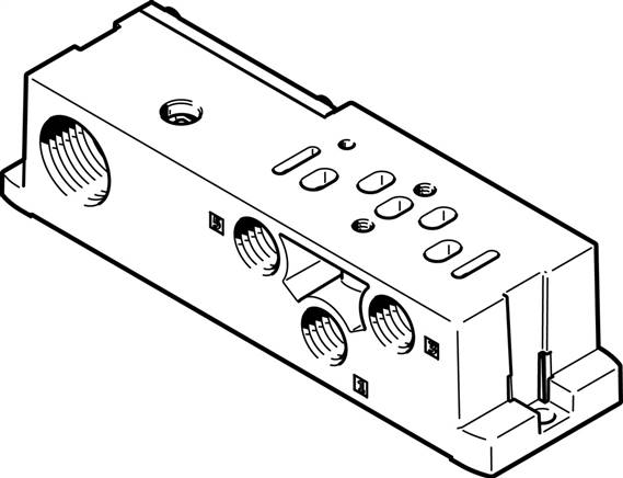 FESTO VABS-S4-1S-N14-B-K2 (541066) Anschlussplatte