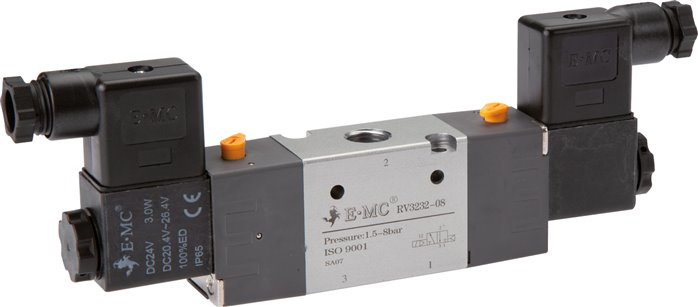 3/2-Wege Magnetventil RV3232, G 1/4", Impulsventil, 24 V=