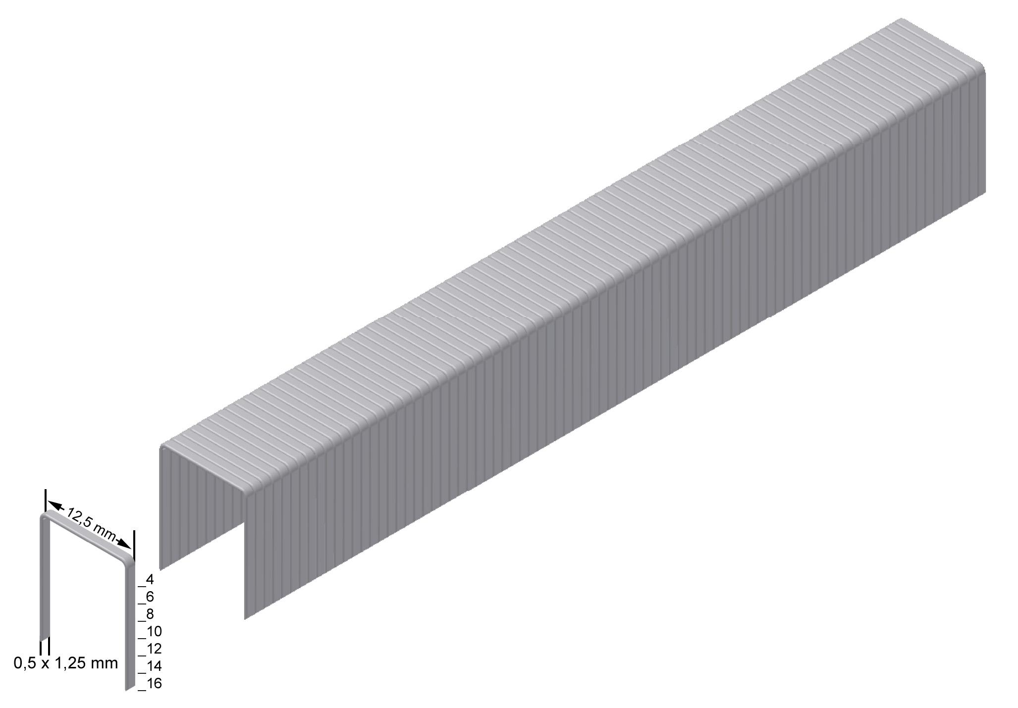 Prebena Heftklammern im Blister D14CNK-B