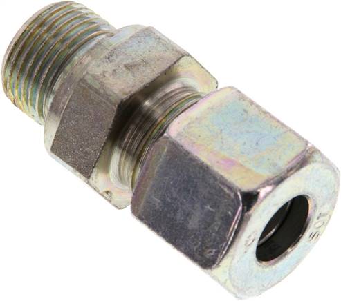 Gerade Schneidringverschr. G 3/8"-10 S (M18x1,5), Stahl verzinkt