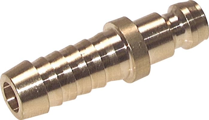 Temperierkupplungsstecker 9mm Zapfen, 9 (3/8")mm Schlauch, Edelstahl