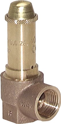TÜV-Ecksicherheitsventil G 1/2" (IG), 1,5 bar Typ SVGI 12 10-1,5 EP