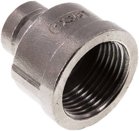 Rundmuffe Rp 1"-Rp 3/8", 1.4408