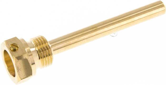 Schutzrohr zum Einschrauben (G 1/2"), 100mm, Cu-Legierung Typ TR 100 BUND CU