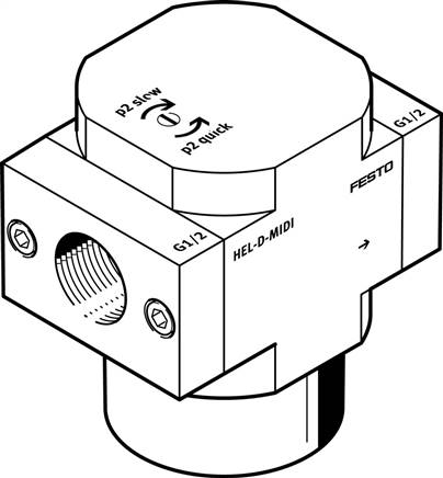 FESTO HEL-1/4-D-MINI (165077) Einschaltventil