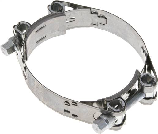 Gelenkbolzenschelle 2-teilig, 67 - 75 mm, 1.4016 (W2)