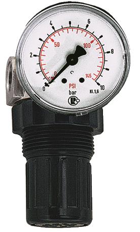 25 bar RI-484.06 Druckregler für Wasser G 1/4 0,2-6 bar Manometer Eingangsdruck max inkl