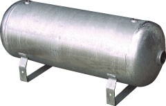 Kessel Pneumatik Druckluft Druckluftbehälter 2 und 4 Anschlüsse 0-11 bar 