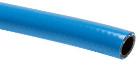 Druckluftschlauch Universalschlauch Wasserschlauch PVC Gewebeschlauch Meterware (6x12, Blau gedeckt